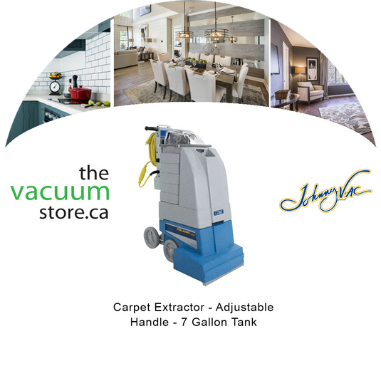 Extracteur de tapis, poignée réglable, réservoir de 7 gallons