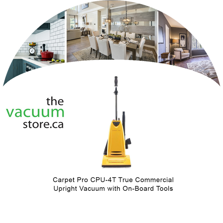 Carpet Pro CPU4T True Commercial Upright Vacuum with OnBoard Tools
