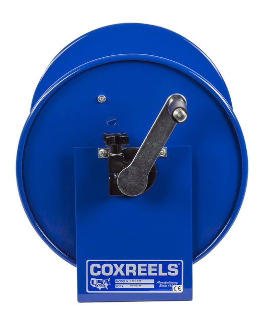 Coxreels 112-4-75 Enrouleur de tuyau en acier à manivelle manuel compact | 4 000 psi | Contient un tuyau de 1/2' x 75' de longueur