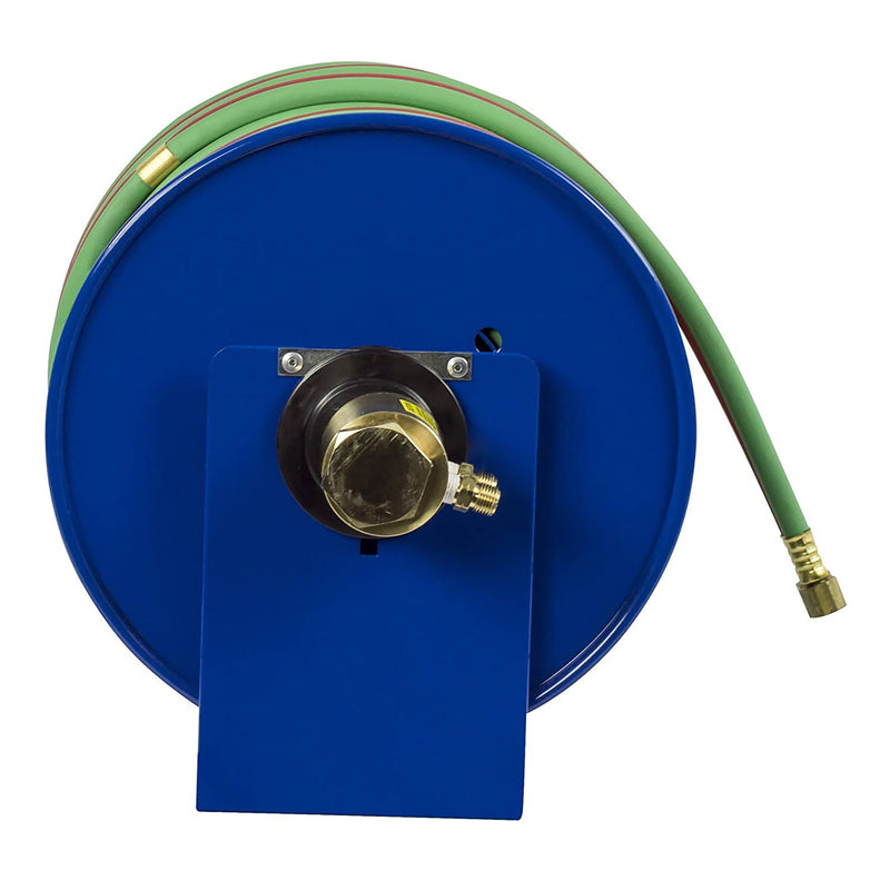 Load image into Gallery viewer, Coxreels 112W-1-100 Hand Crank Steel Welding Hose Reel | 1/4 inches   x 100 inches   | 200 PSI
