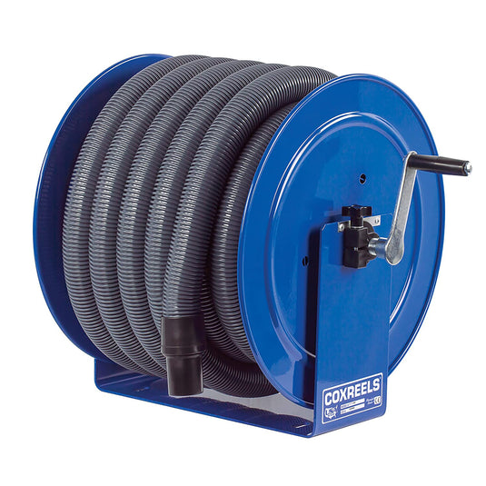 Cox Reels CM Series caddy mount compact hand crank hose reel 150 feet  capacity of 3/8 inch I.D. hose (5/8 O.D.) 4000 PSI Max