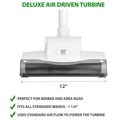 Deluxe Air Driven Turbine perfect for berber and area rugs