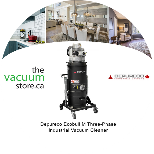 Depureco Ecobull M Three-Phase Industrial Vacuum Cleaner