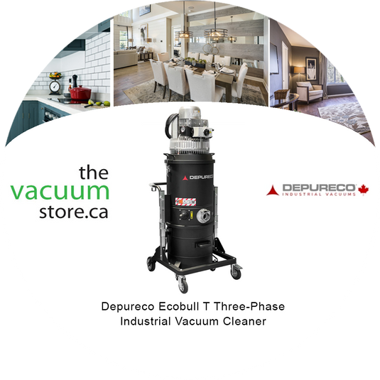 Depureco Ecobull T Three-Phase Industrial Vacuum Cleaner