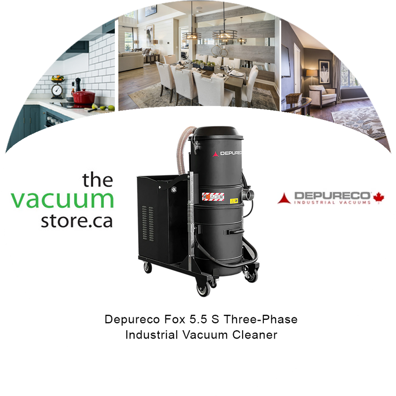Load image into Gallery viewer, Depureco Fox 5.5 S Three-Phase Industrial Vacuum Cleaner
