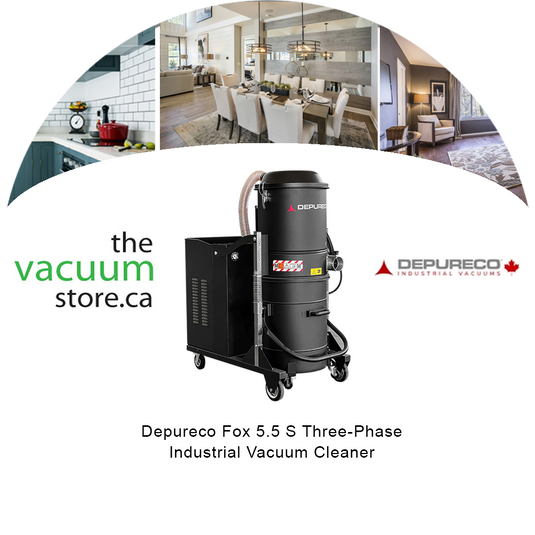 Depureco Fox 5.5 S Three-Phase Industrial Vacuum Cleaner