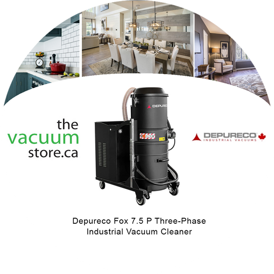 Depureco Fox 7.5 P Three-Phase Industrial Vacuum Cleaner
