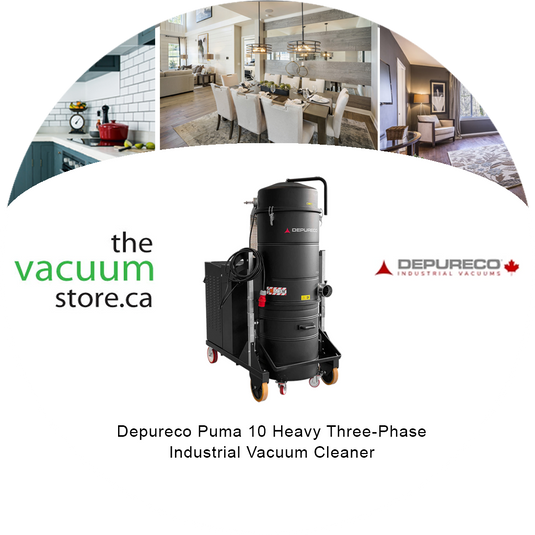 Depureco Puma 10 Heavy Three-Phase Industrial Vacuum Cleaner