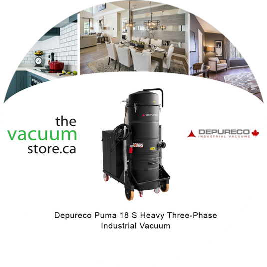 Depureco Puma 18 S Heavy Three-Phase Industrial Vacuum