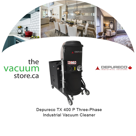 Depureco TX 400 P Three-Phase Industrial Vacuum Cleaner – The Vacuum Store