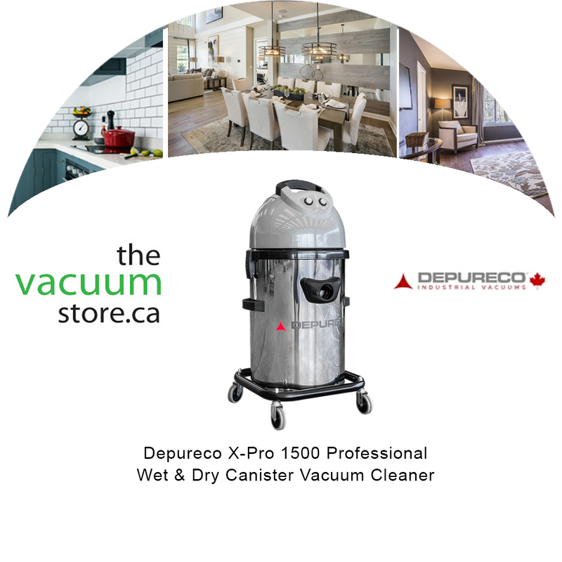 Load image into Gallery viewer, Depureco X-Pro 1500 Professional Wet &amp; Dry Canister Vacuum Cleaner
