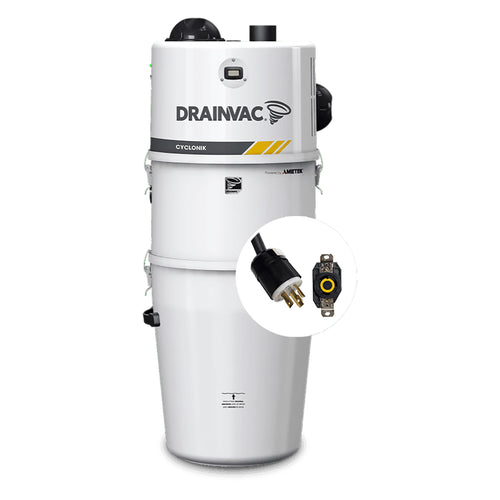 DrainVac Cyclonik 3.9 HP Commercial Central Vacuum