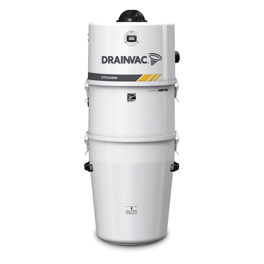 DrainVac DV1R12-CTTM Aspirateur central commercial Cyclonik avec filtre à cartouche