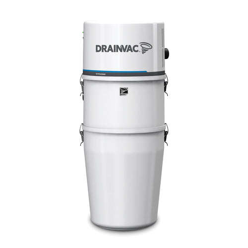 DrainVac DV1R800 Cyclonik Central Vacuum - 800 AW with Foam Filter