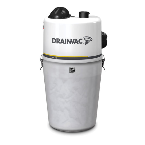 This twin-motor central vacuum delivers massive suction power (2 x 520 AW). It features a soundproof design and a large capacity (9 gallons / 41 liters) container. The semi-transparent canister indicates when the bag is full. This vacuum is specially designed for cleaning surfaces up to 8,500 square feet.
