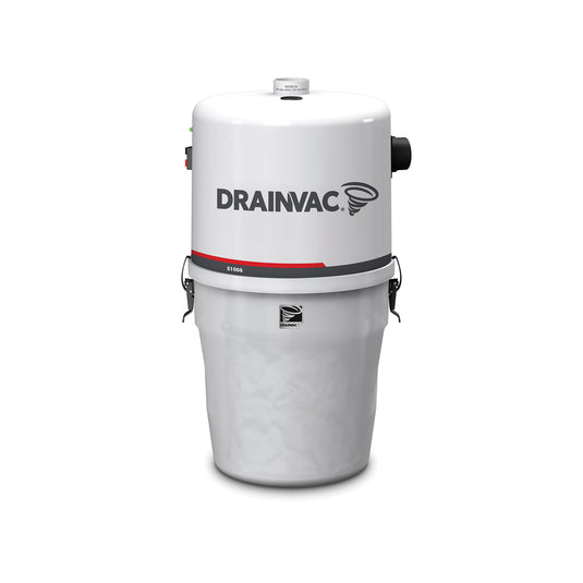 Affordable, soundproof and compact, 800 AW central vacuum. It can be installed in narrow spaces and the semi-transparent canister indicates when the bag is full. Muffler included. It is designed for cleaning surfaces up to 3,500 square feet.