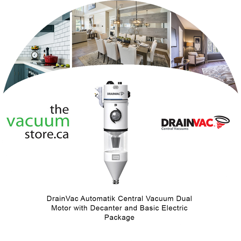 Load image into Gallery viewer, DrainVac DV2A310-CB Automatik Central Vacuum | Dual Motor with Decanter and Basic Electric Package
