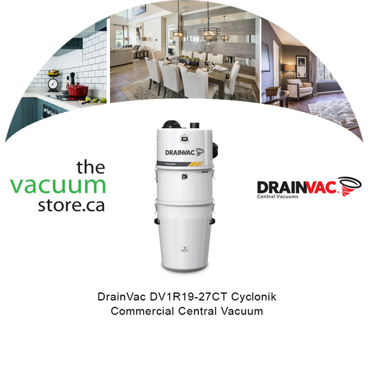 DrainVac DV1R19-27CT Cyclonik Commercial Central Vacuum