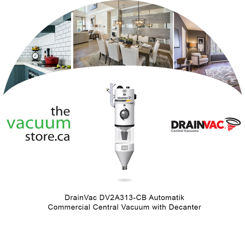 Load image into Gallery viewer, DrainVac DV2A313-CB Automatik Commercial Central Vacuum with Decanter
