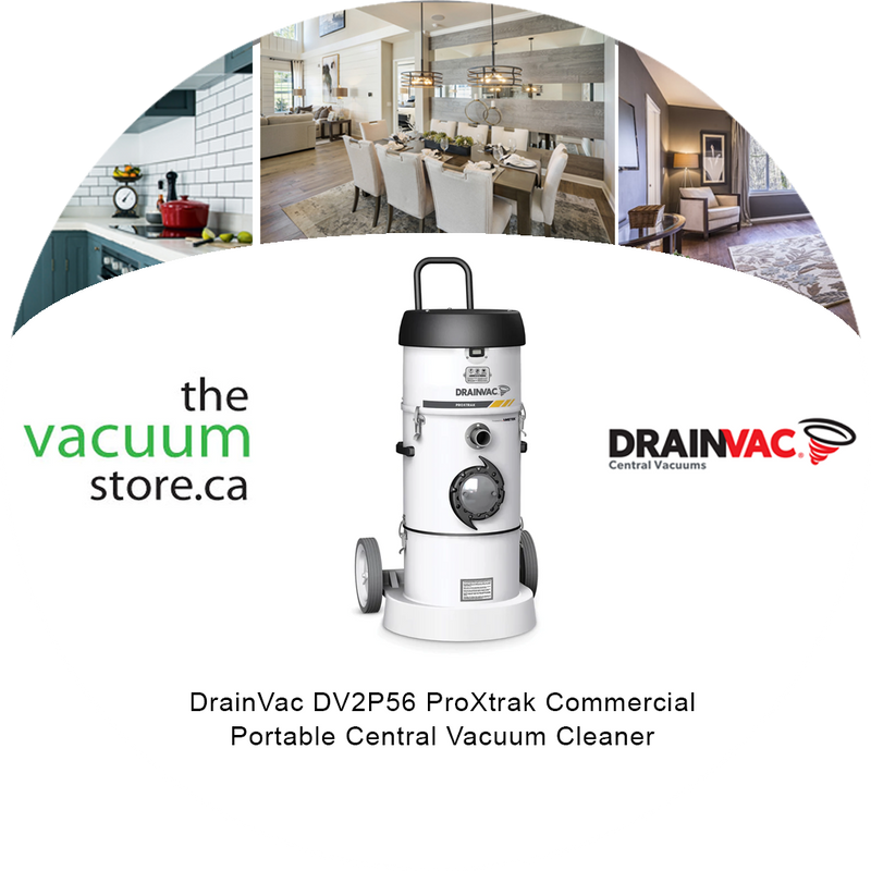 Load image into Gallery viewer, DrainVac DV2P56 ProXtrak Commercial Portable Central Vacuum Cleaner
