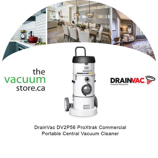 Aspirateur central portatif commercial DrainVac DV2P56 ProXtrak