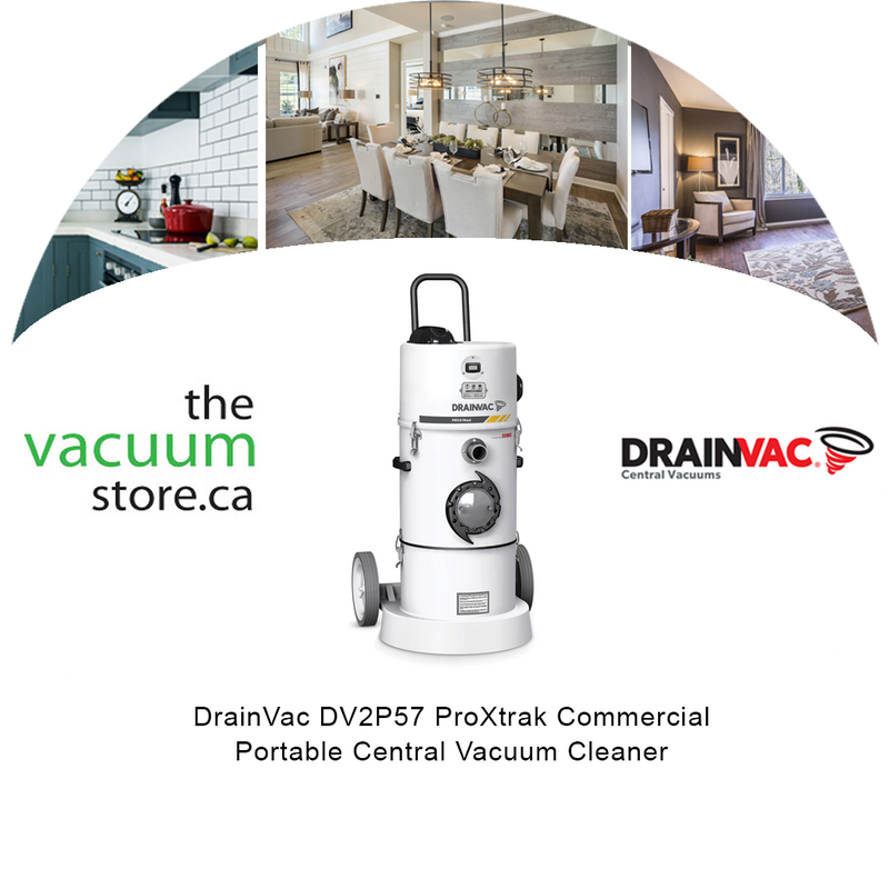 Load image into Gallery viewer, DrainVac DV2P57 ProXtrak Commercial Portable Central Vacuum Cleaner
