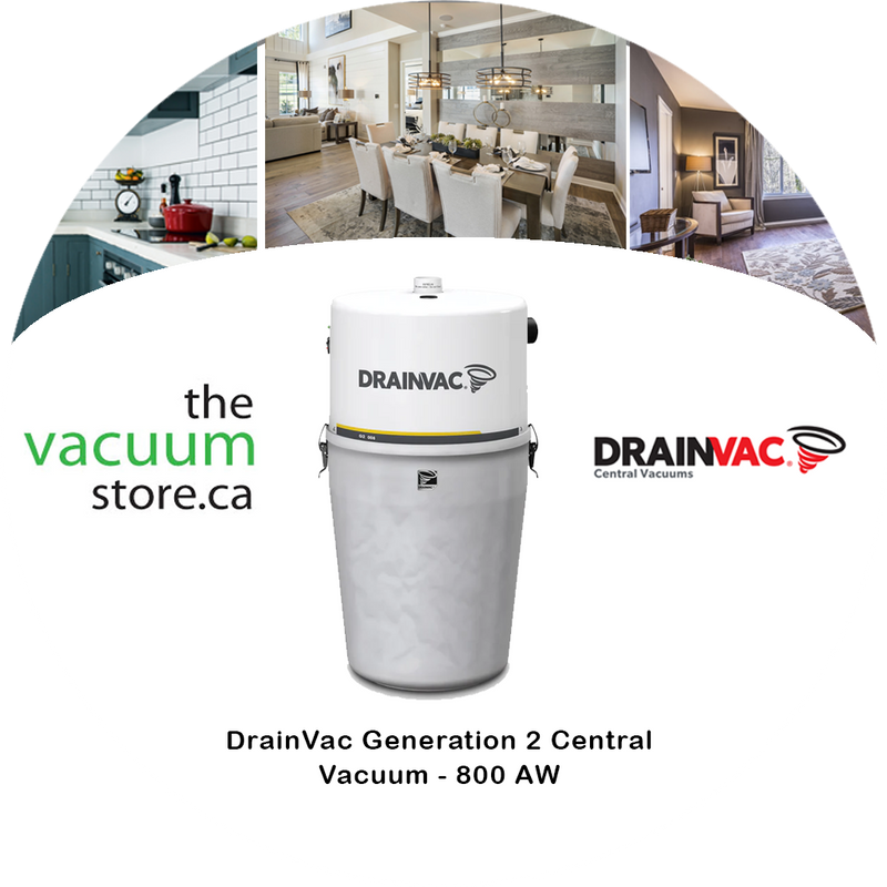 Load image into Gallery viewer, DrainVac G2-008 Generation 2 Central Vacuum - 800 Airwatts
