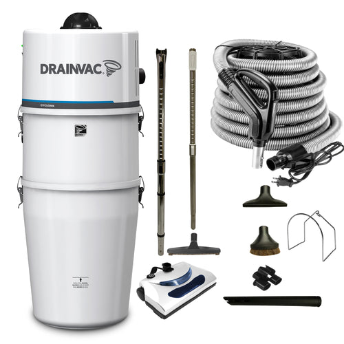 DrainVac Cyclonik Central Vacuum with Basic Electric Package