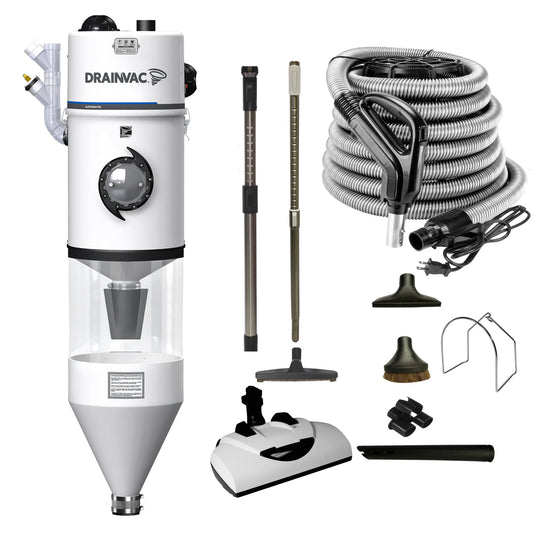 DrainVac Automatik Central Vacuum with Wessel Werk EBK360 Electric Package