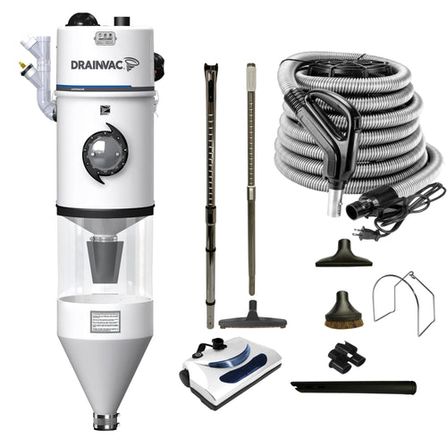 DrainVac Automatik Central Vacuum with Basic Electric Package
