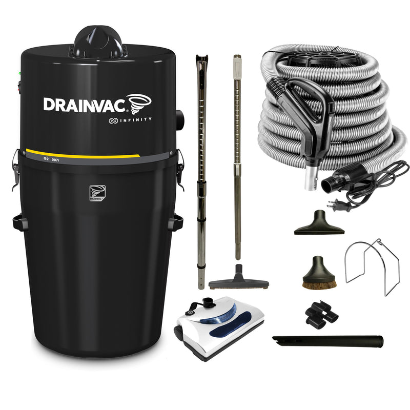Load image into Gallery viewer, DrainVac G2-007i Infinity Central Vacuum with Basic Electric Package
