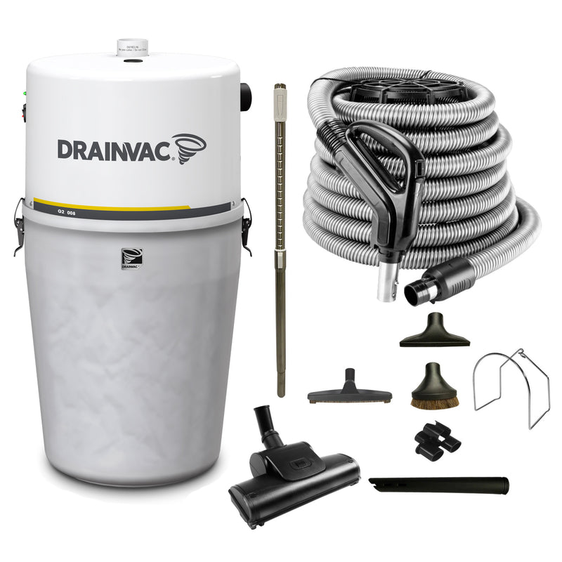 Load image into Gallery viewer, DrainVac G2-008 Central Vacuum with Deluxe Air Package
