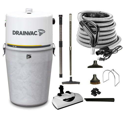 DrainVac G2-008 Central Vacuum with Wessel Werk EBK360 Electric Package