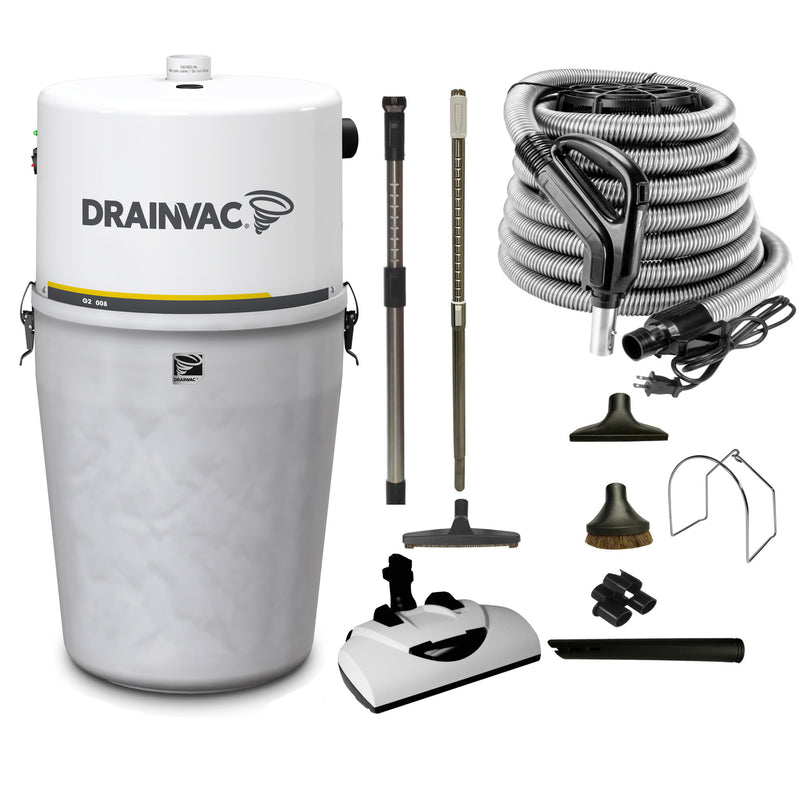 Chargez l&#39;image dans la visionneuse de la galerie, DrainVac G2-008 Central Vacuum with Wessel Werk EBK360 Electric Package
