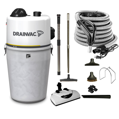 DrainVac Generation 2 Central Vacuum with Wessel Werk EBK360 Electric Package