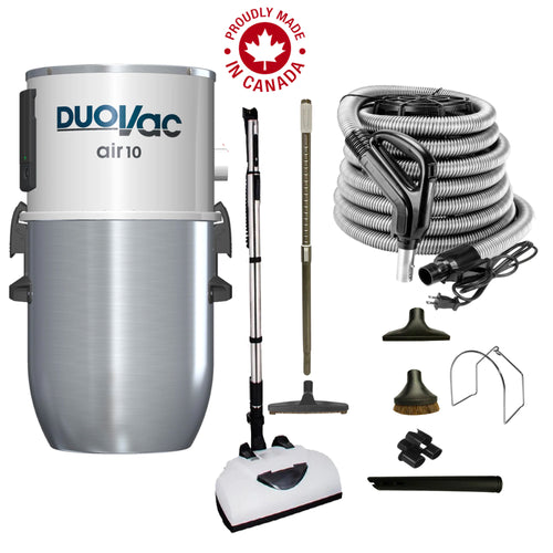 DuoVac Air 10 Central Vacuum with Wessel Werk EBK360 Electric Package