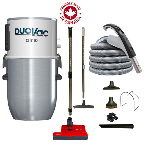 DuoVac Air 10 Central Vacuum with SEBO ET-1 Premium Electric Package