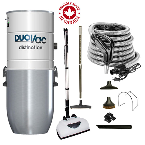 DuoVac Distinction Central Vacuum with Wessel Werk EBK360 Electric Package