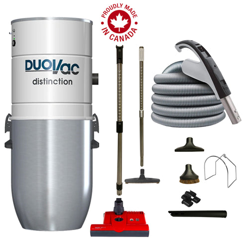 DuoVac Distinction Central Vacuum with SEBO ET-1 Premium Electric Package