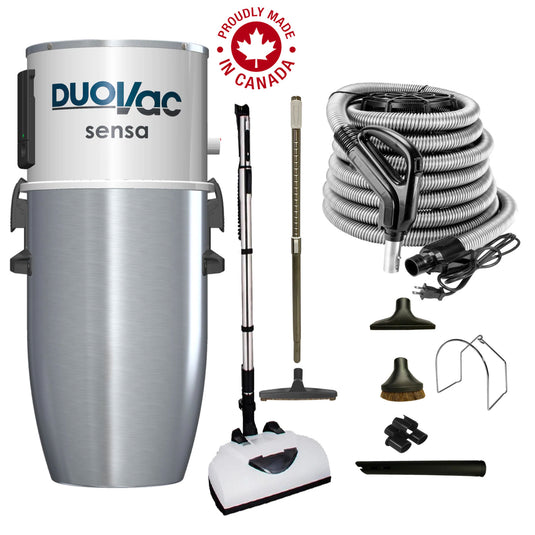 DuoVac Sensa Central Vacuum with Wessel Werk EBK360 Electric Package