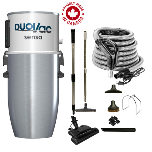 Aspirateur central DuoVac Sensa avec ensemble électrique standard