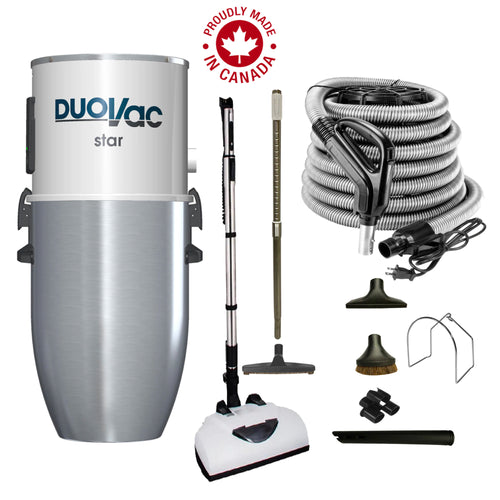 Aspirateur central DuoVac Star avec ensemble électrique Wessel Werk EBK360