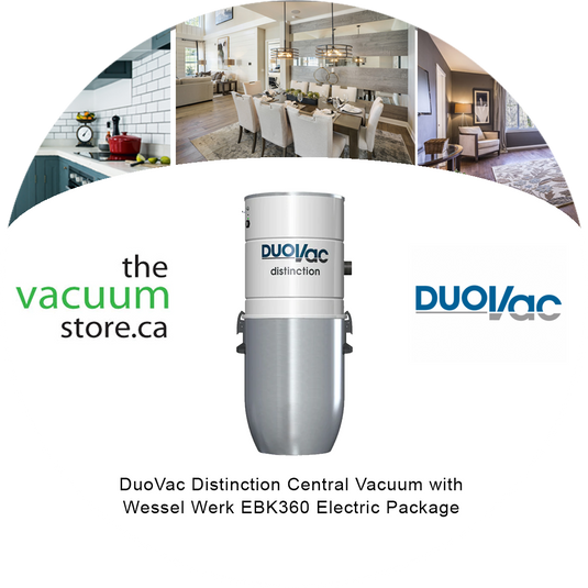 Aspirateur central DuoVac Distinction avec ensemble électrique Wessel Werk EBK360