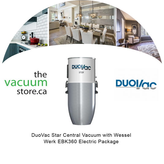 Aspirateur central DuoVac Star avec ensemble électrique Wessel Werk EBK360