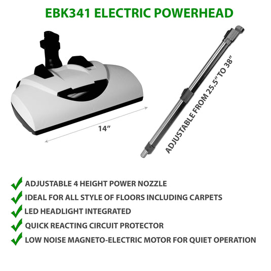 EBK341 Electric Powerhead with Adjustable Wand