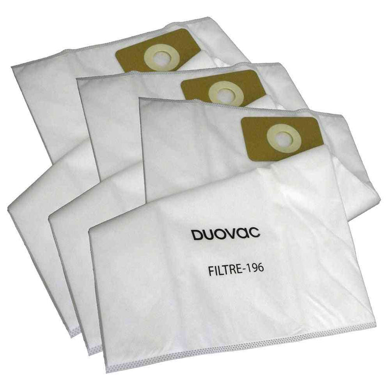 Chargez l&#39;image dans la visionneuse de la galerie, DuoVac Filtre-196-DV Filtration Bags (Pack of 3)
