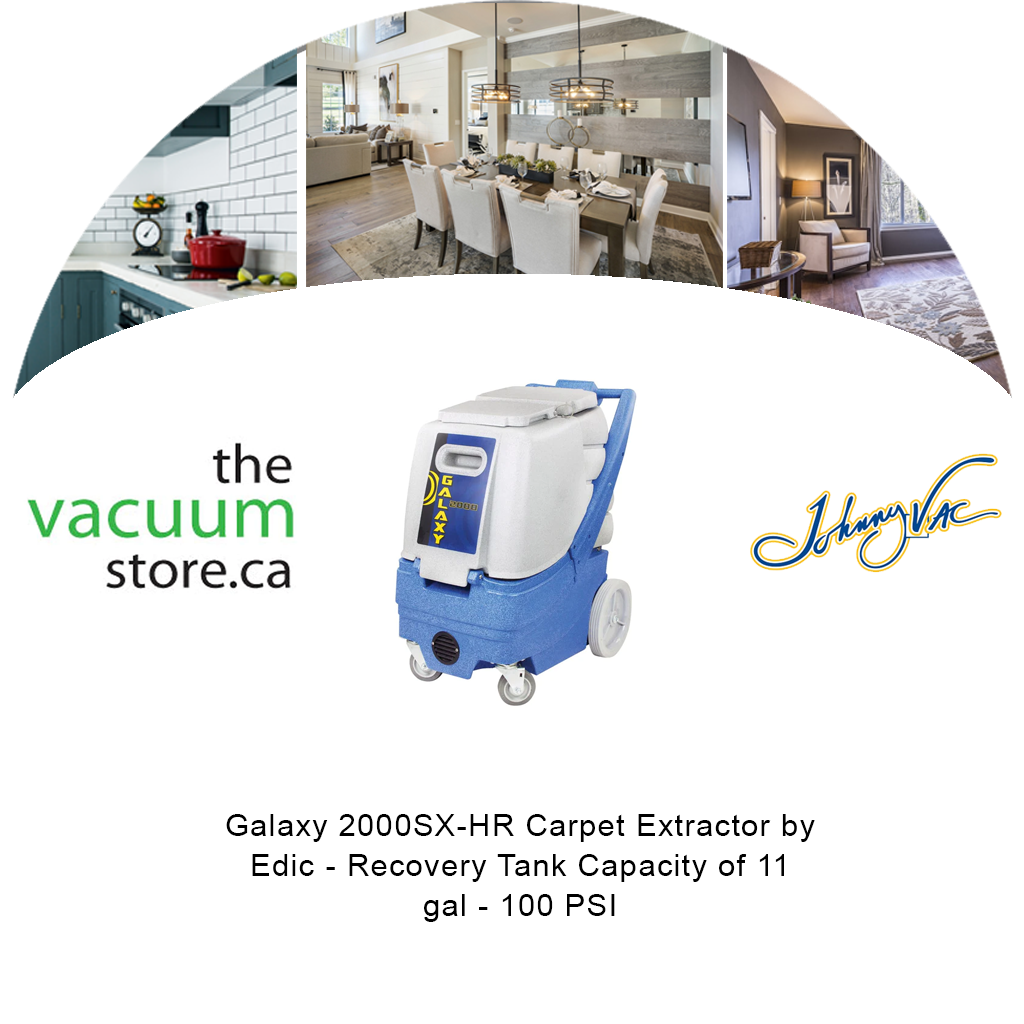 Galaxy 2000SX-HR Carpet Extractor – 11 Gal, 100 PSI