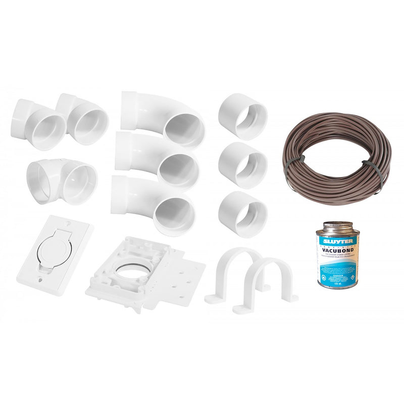 Load image into Gallery viewer, Installation Kit for Central Vacuum with 1 Inlet and Accessories
