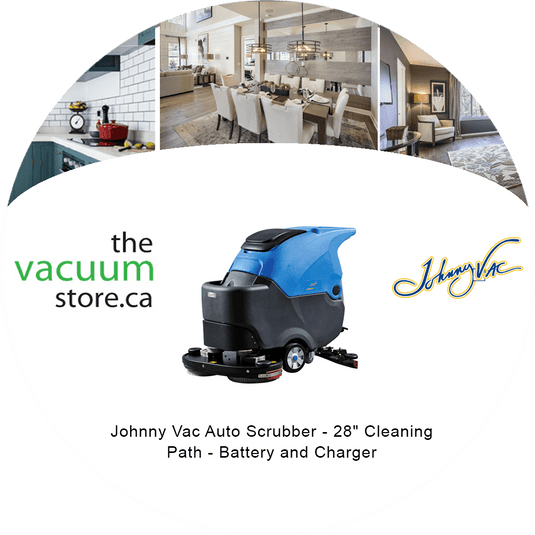 Johnny Vac Auto Scrubber - 28 Cleaning Path - Battery and Charger