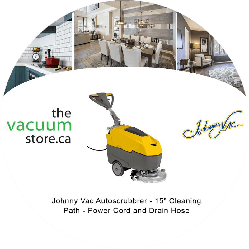 Load image into Gallery viewer, Johnny Vac Autoscrubbrer - 15&quot; Cleaning Path - Power Cord and Drain Hose
